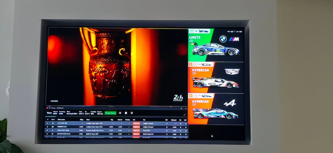 James Boniface's viewing setup