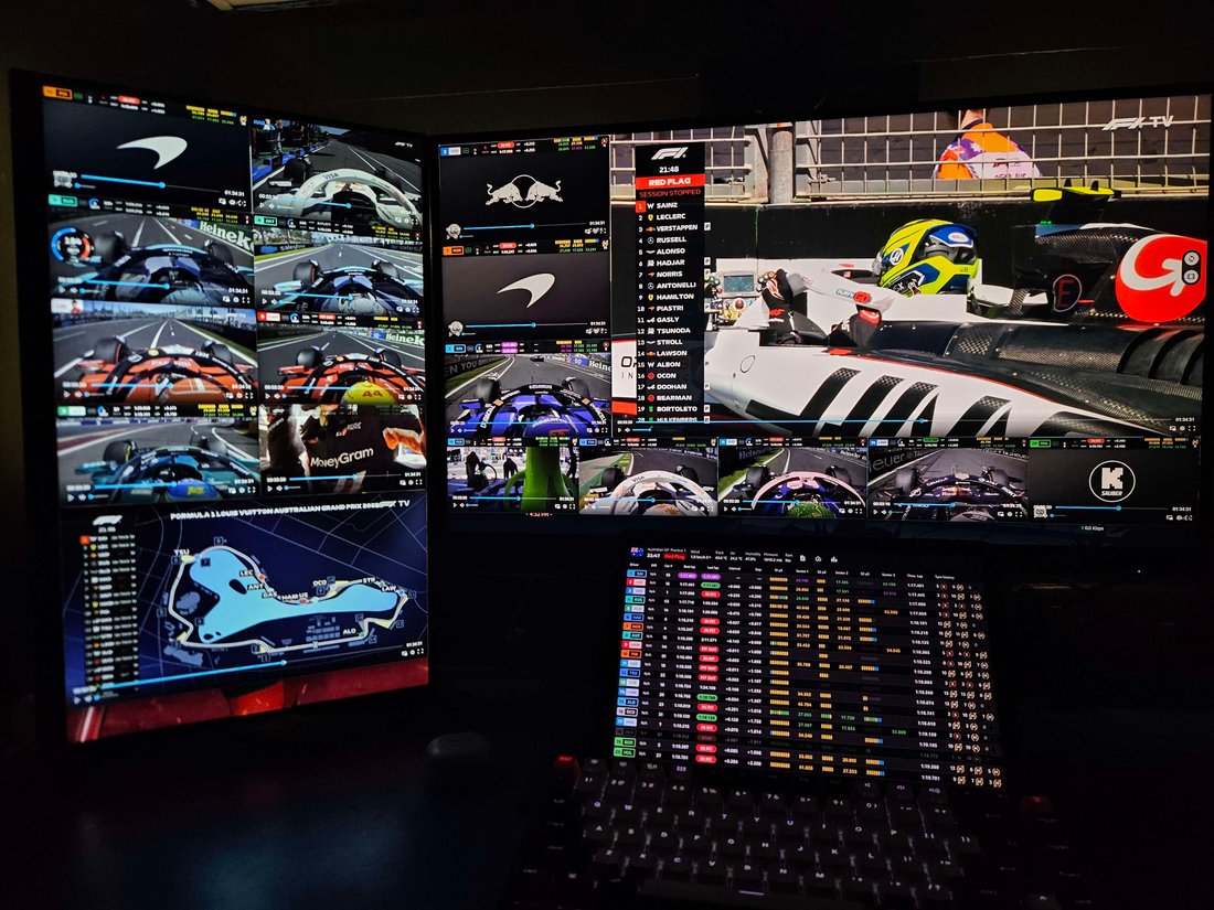 OD's viewing setup