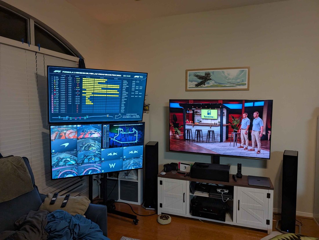 Plumpo's viewing setup
