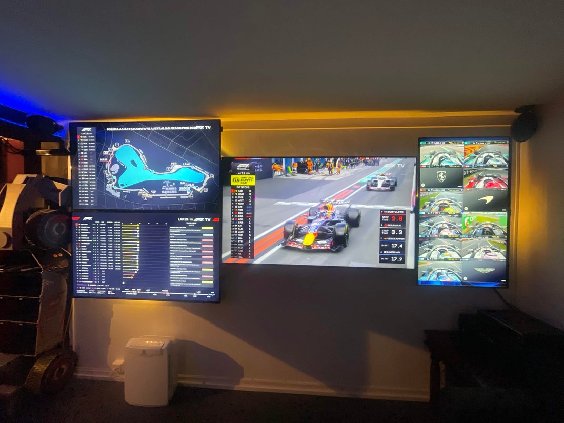 Stephan's viewing setup